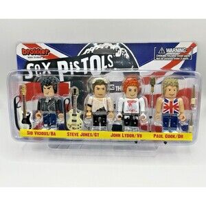 Sex Pistols brokker Toy Figure Set 1970s Punk Rock 4 Members Japan Official New